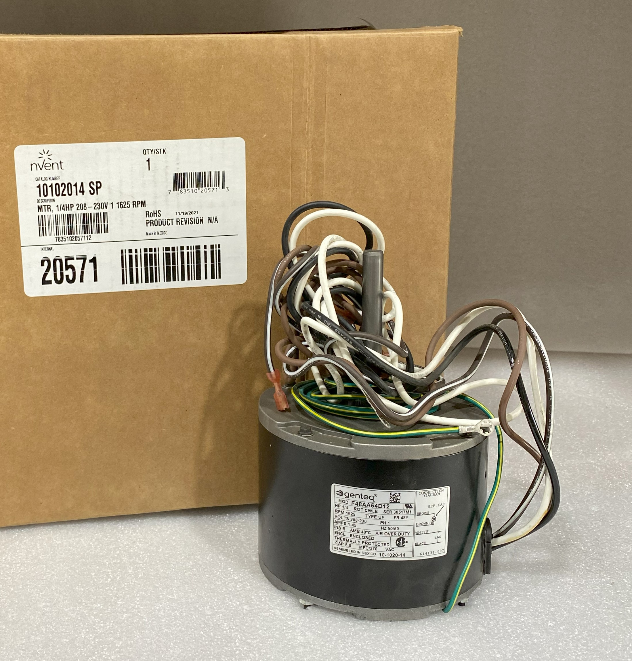 nVent 10102014SP Blower Motor, 208-230V - Click Image to Close