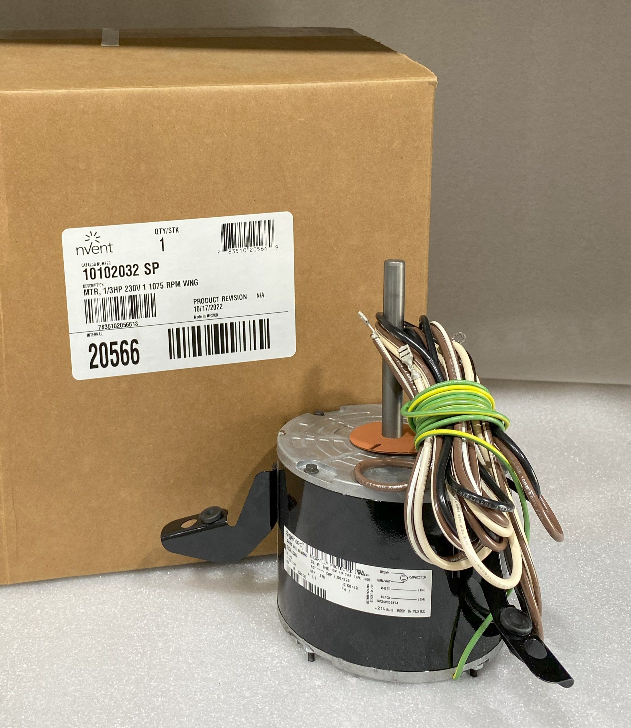 nVent 10102032SP Blower Motor, 230V - Click Image to Close