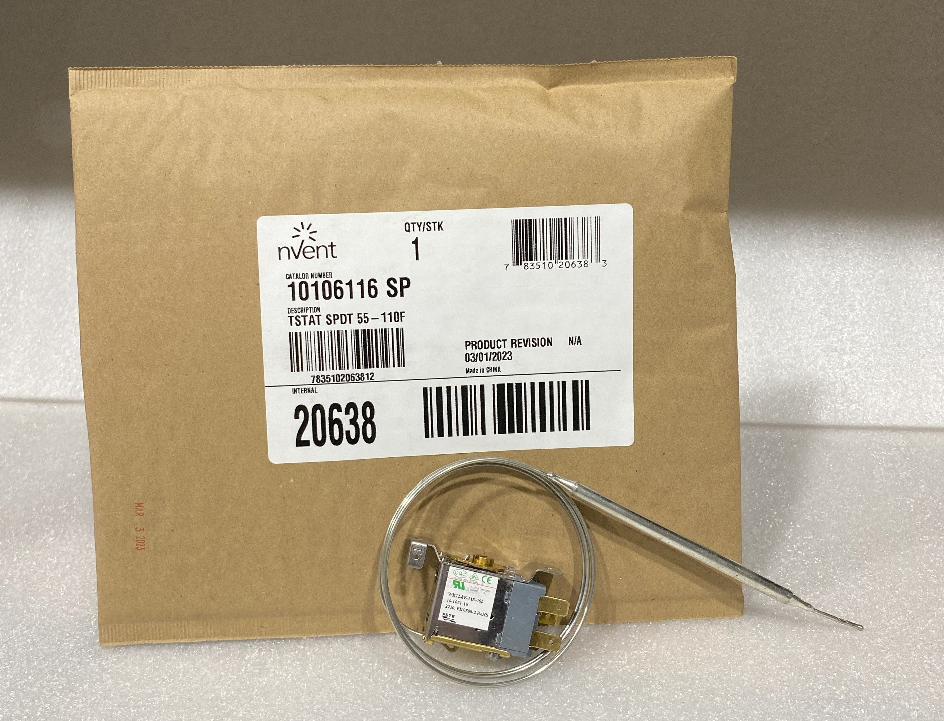 nVent 10106116SP Thermostat