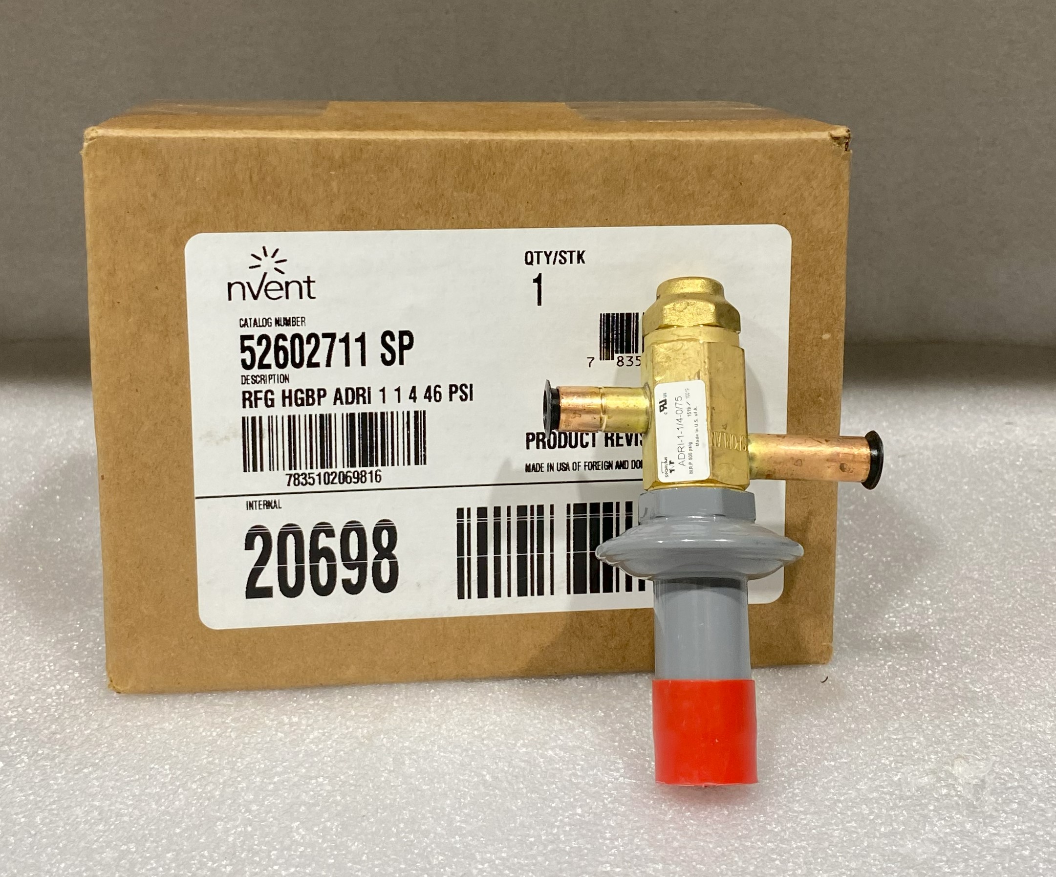 nVent 52602711SP Hot Gas By-Pass Valve