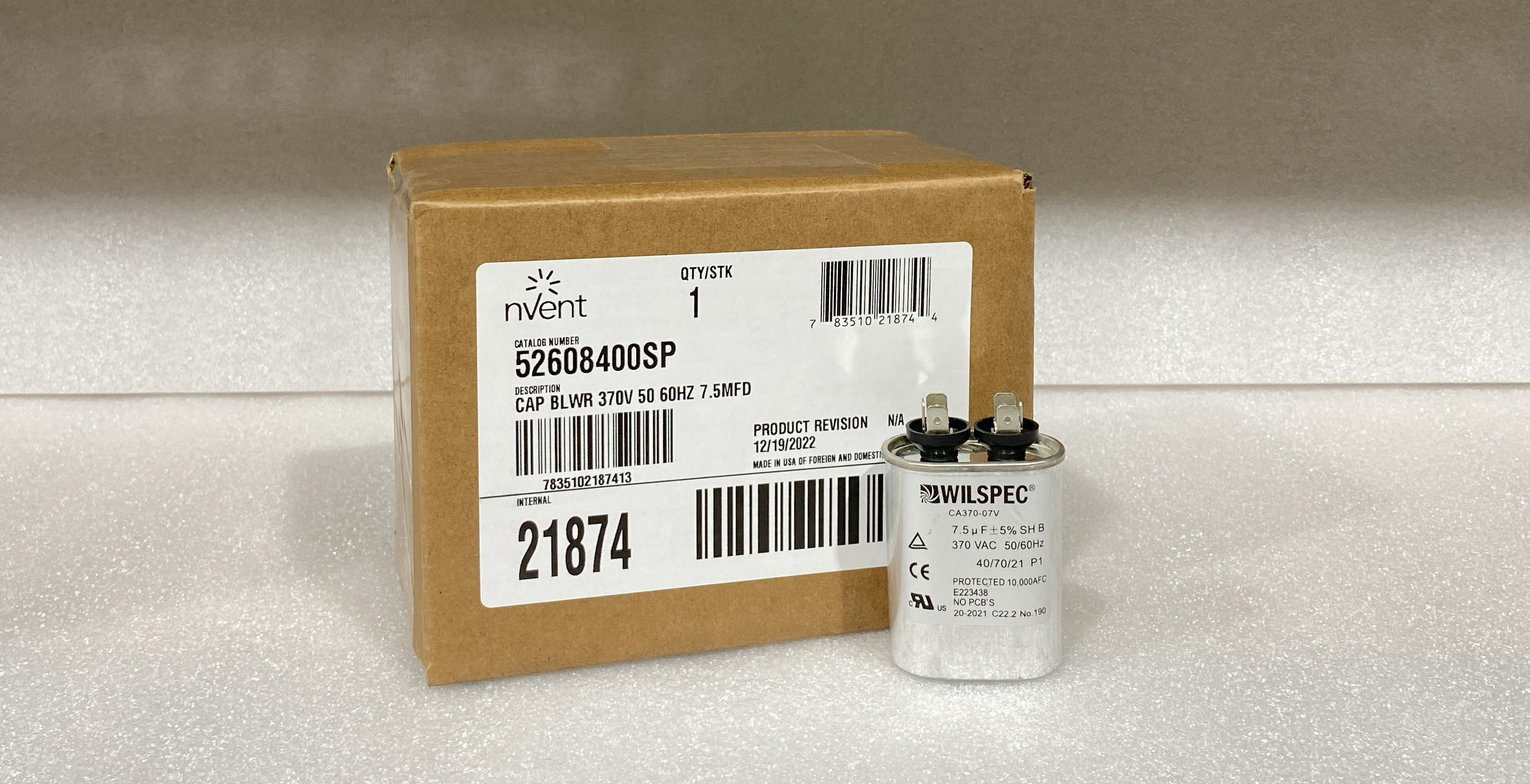 nVent 52608400SP Blower Capacitor