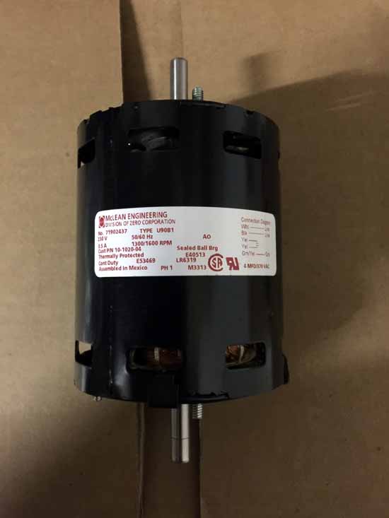 nVent 10102004SP, S4832 Blower Motor, 230V - Click Image to Close