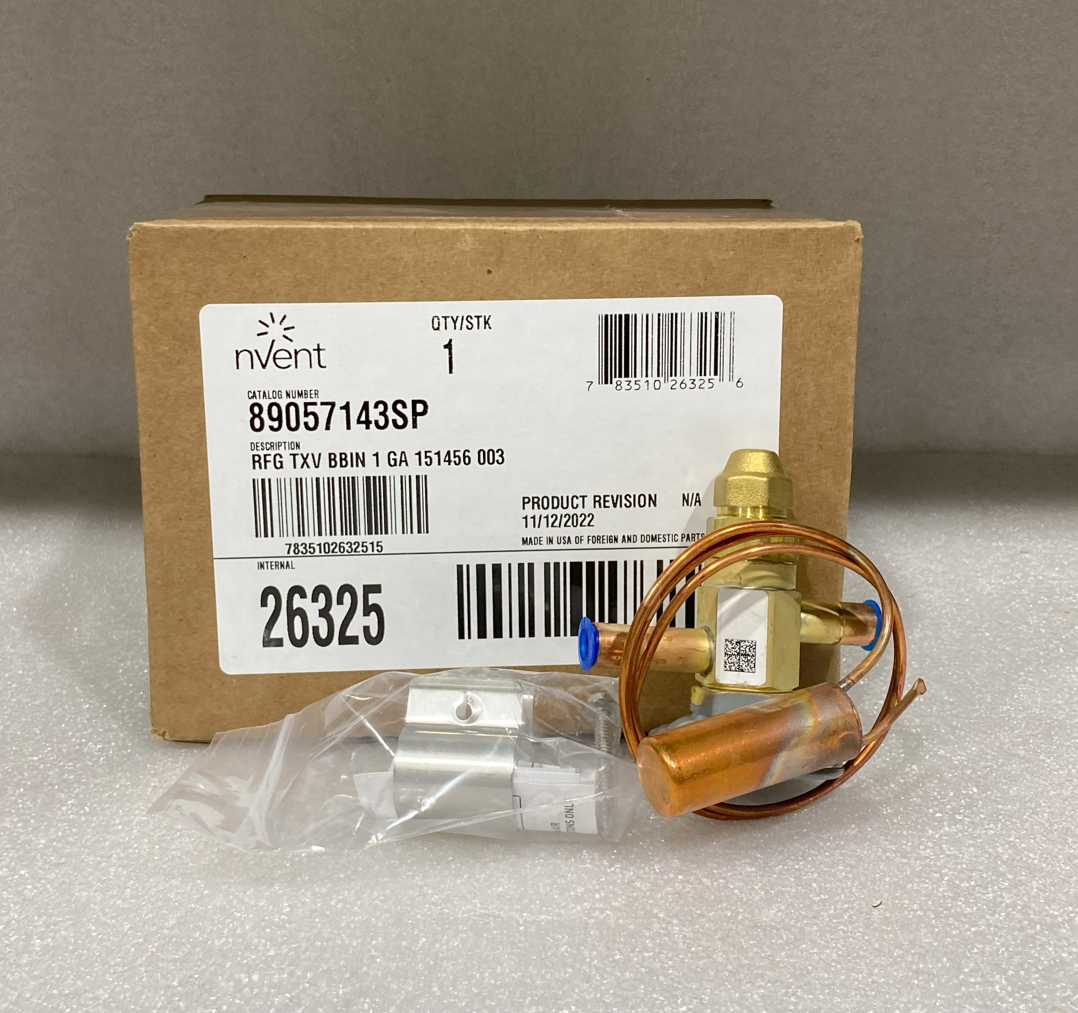 nVent 89057143SP Thermal Expansion Valve - Click Image to Close