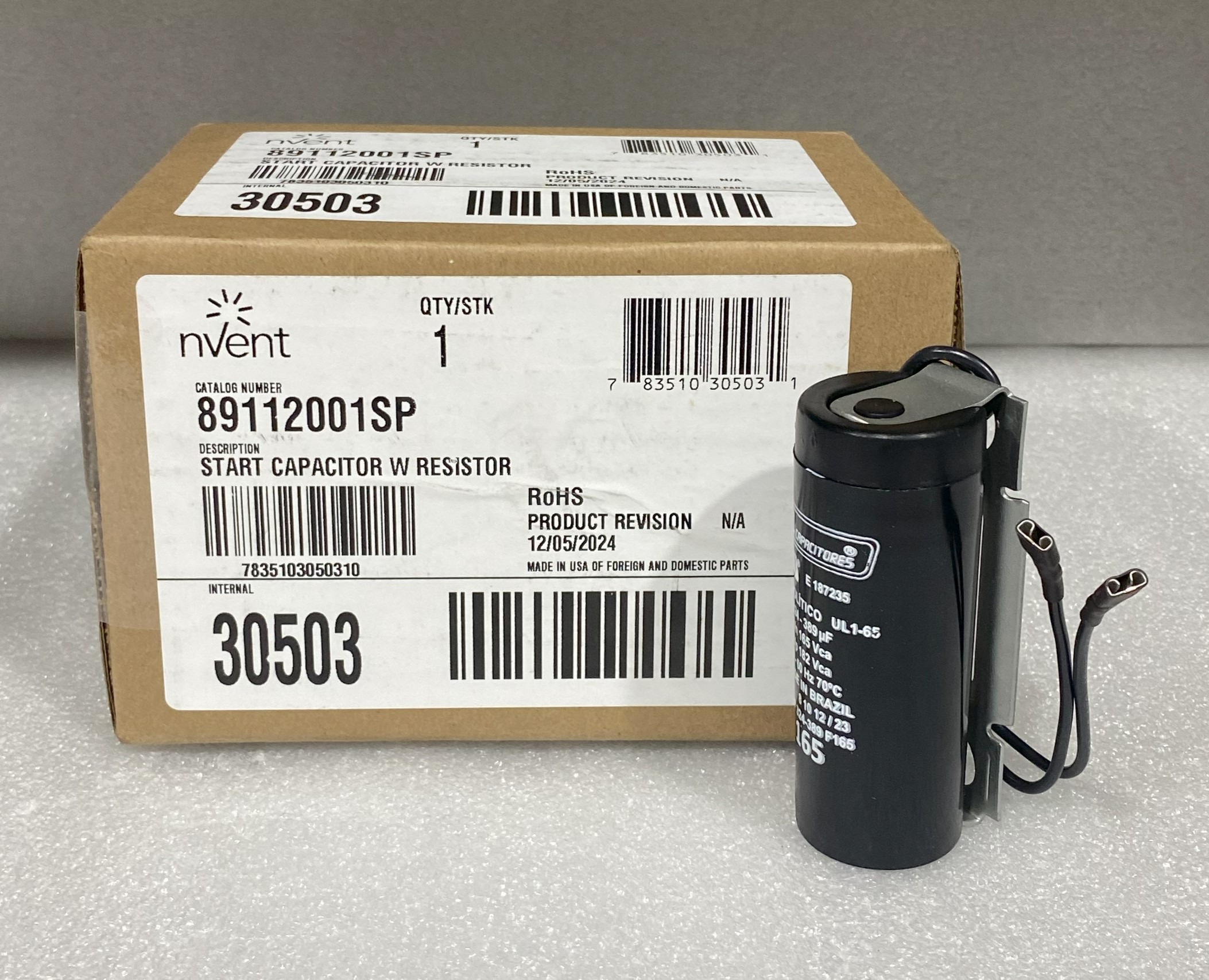 nVent 89112001SP Compressor Capacitor-Start