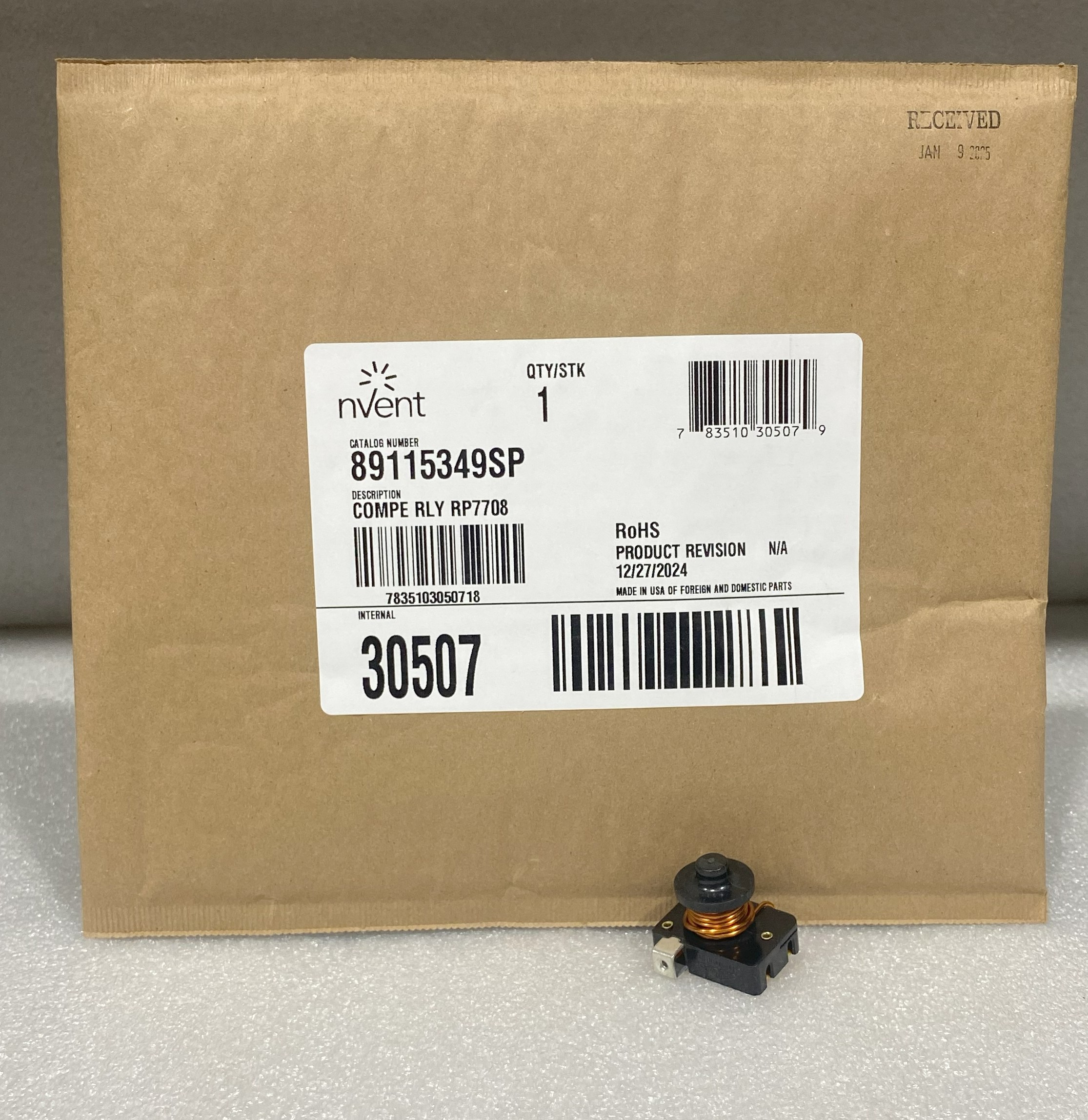nVent 89115349SP Compressor Start Relay