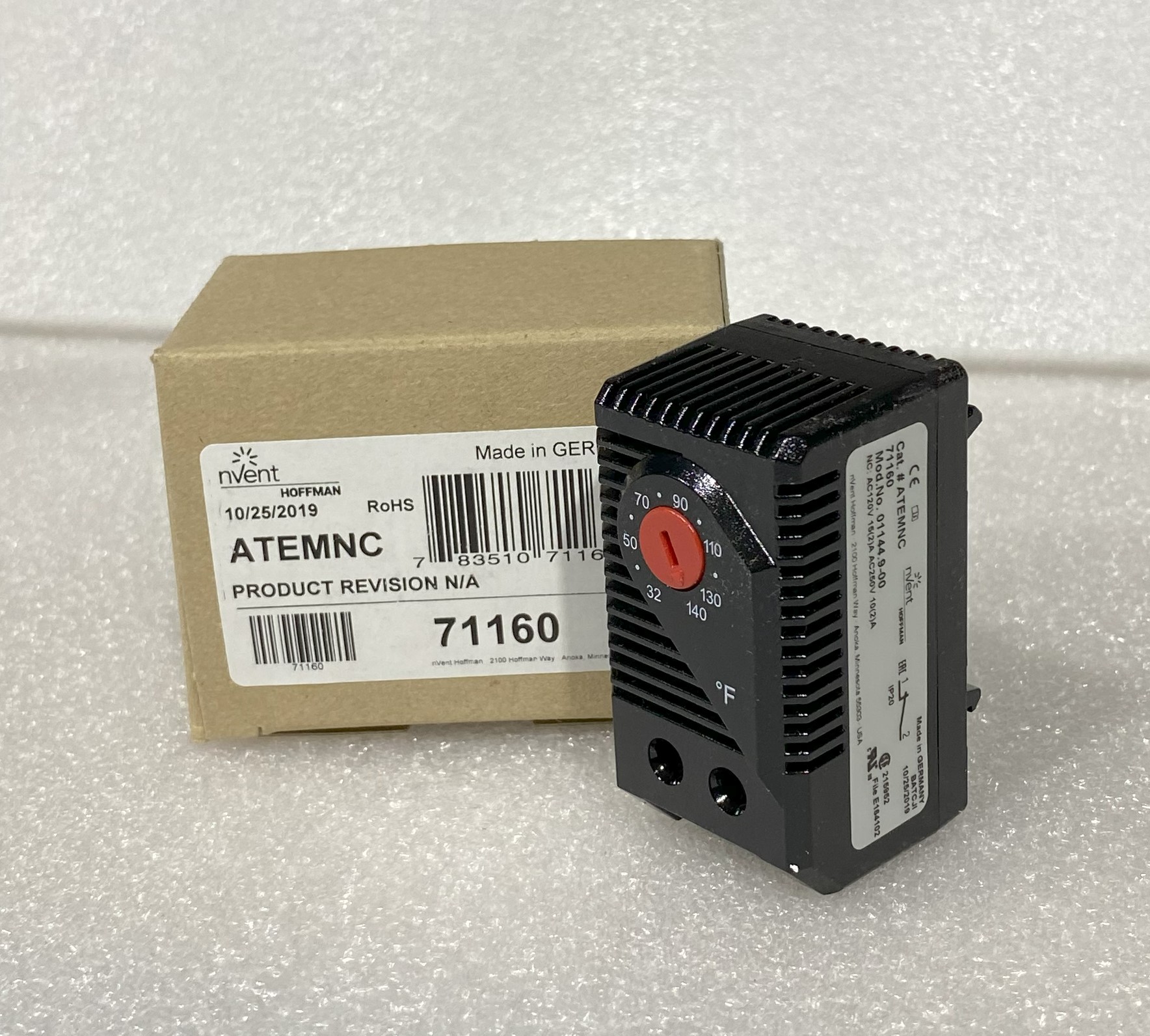 nVent ATEMNC Temperature Control Switch, N. C. - Click Image to Close