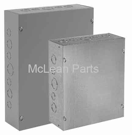 nVent Hoffman ASE8X8X8NK Pull Box wo / Knockouts 8.00x8.00x8.00 - Click Image to Close